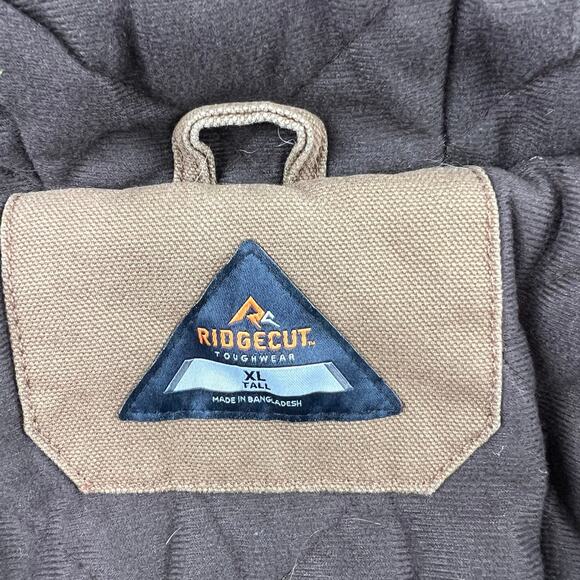 Ridgecut Men's Toughwear Super-Duty Sanded Duck Hooded Jacket men’s size XLT - Picture 4 of 7